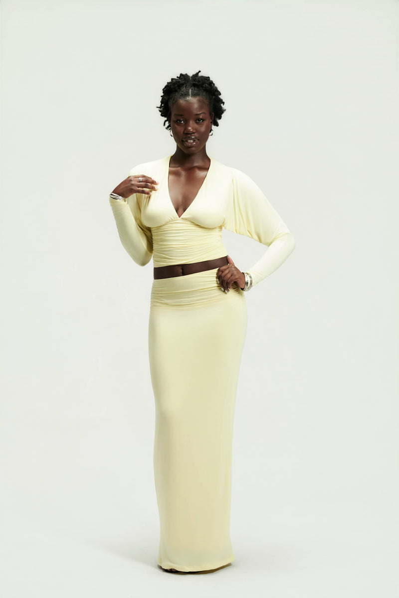 the jasmine set · butter yellow